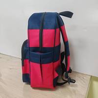 Sac à dos rétro pour l'université, grande capacité, imperméable, sac de voyage avec motif géométrique