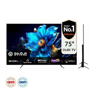 Ultra-mince 75 pouces 4K <span class=keywords><strong>OLED</strong></span> sans cadre Smart Display Television LED Backlight pour conférence <span class=keywords><strong>haut</strong></span> <span class=keywords><strong>de</strong></span> <span class=keywords><strong>gamme</strong></span> et design résidentiel - Product Image 1