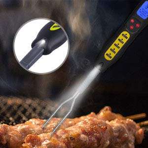 CH-205 Cozinhar Termômetro Garfo Display LCD Churrasco Carne Garfo Termômetro Multi Função Grill Termômetro - Product Image 5