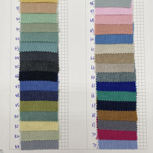 قماش A131 عالي الجودة ناعم يشبه الكتان مصنوع من مزيج البوليستر والرايون مضاد للكهرباء الساكنة وعازل للضوء لملابس الفتيات والسترات والفساتين - Product Image 6