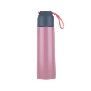 Thermos en acier inoxydable 304, mignon et compact, avec cordon en silicone, pour l'intérieur et l'extérieur - Product Image 5