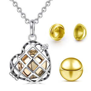 Perhiasan Kremasi untuk Abu Baja Nirkarat Kalung Guci dengan Liontin Berongga Perhiasan Kenang-kenangan - Product Image 2