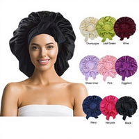 <strong>Best</strong> <strong>Selling</strong> Reversible <strong>Silk</strong> Satin <strong>Bonnet</strong> for Women Long Adjustable Tie Wrap with Custom Logo Nightcap/Curly <strong>Hair</strong> Cap for Daily