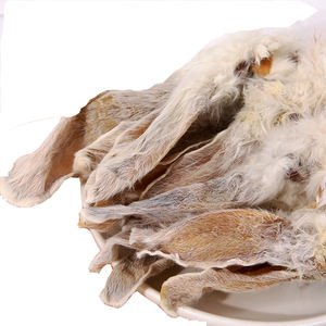 Snacks séchés OEM pour animaux de compagnie Oreille de <span class=keywords><strong>lapin</strong></span> sans poils 100% Santé naturelle Chiens Friandises sèches - Product Image 3