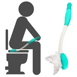 Dispositivo de succión de papel higiénico para mujeres embarazadas, ayuda para limpieza del inodoro, no necesita curvarse, soporte para limpiar, AG2036