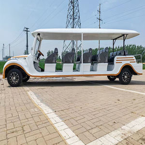 Voitures de golf électriques Marshall Mini Quad et 10/16 places pour voitures de golf avec style de carrosserie de camion des années 1940 - Product Image 2