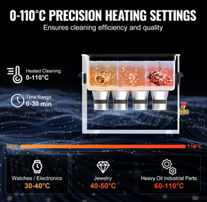 Machine de nettoyage à ultrasons numérique 22L Nouveau réservoir de <span class=keywords><strong>bain</strong></span> électrique <span class=keywords><strong>pour</strong></span> bijoux avec minuterie dégraissant <span class=keywords><strong>pour</strong></span> le nettoyage des armes des industries agricoles - Product Image 4