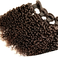 Extensions de cheveux 100% indiens vierges Remy, perruques bouclées à dentelle frontale, ondulations Baby Pineapple, tissage de cheveux pour femmes noires Rumoon RM