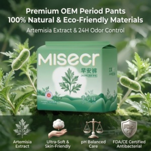 Insoftb Vente en gros OEM Culottes menstruelles jetables, culottes hygiéniques, logo personnalisé d'usine, haute absorption, commande en gros - Product Image 3