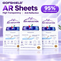 Lembar Anti-Refleksi EPU AR Anti Silau Definisi Tinggi Self-Healing 120*180mm/200*300mm Lembar TPU Hydroger Ultra Tipis untuk Potongan