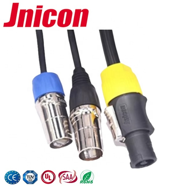 High Products Waterproof Power for Audio Video Xlr 3 Pole Power Supply Connector Plug