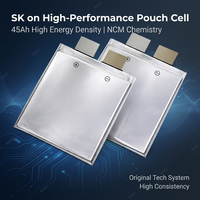 Batterie au lithium NCM en forme de pochette SK 3.7V 45Ah à décharge rapide pour moto électrique et outils électriques