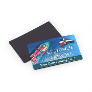 Imán de nevera delgado con logotipo personalizado barato, imán de nevera con adhesivo para empresas - Product Image 5