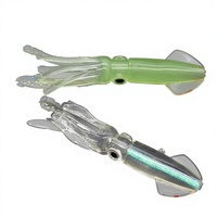 <strong>AliExpress</strong> <strong>Best</strong> <strong>Selling</strong> PVC Color Tube Luminous Squid Soft Bait 10cm/8g Saltwater Fishing Weihai Factory Artificial Lure