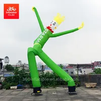 Надувной машущий человек с двумя ножками/Воздушный танцор на заказ, надувной воздушный танцевальный человек с воздуходувкой для рекламы