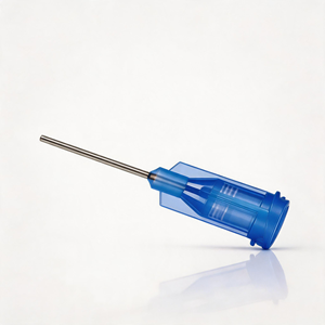 Punta de Dispensación de Acero Inoxidable de Calibre 22G de 1 Pulgada con Conector Luer Lock de Plástico para Dispensador de Jeringas No Médicas - Product Image 1