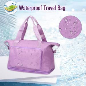 Factory Wholesale Cute Weekender Travel <b>Bag</b> Custom logo Expandable <b>Gym</b> Sport Duffel <b>Bag</b> <b>for</b> <b>Women</b> - Product Image 5