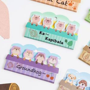 <b>Lovely</b> Cute Pet Thumb Notes High-Value Cartoon Memo Pads for Note Classification Office Supplies Record Memos Must-Have for - Product Image 4
