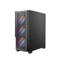 Antec P20C ARGB Mid Tower Gaming PC Case Steel Computer Tower with Power Supply and Glass Side Panel for Gamers