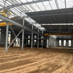 Bâtiment en structure d'acier préfabriqué de qualité supérieure pour atelier d'équipements de précision, usine de fabrication propre et entrepôt de haute technologie - Product Image 5