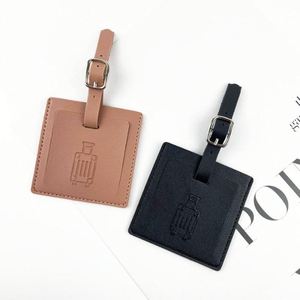 Pu Leather Perfect Frequent Luggage Ideal Gift Travelers Travel Bag <b>Id</b> <b>Tag</b> for Sale - Product Image 6