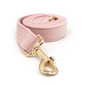 Trendy Ketting 2024 Voor Hondenmode Hondenhalsband Kleurrijke Fluwelen Comfortabele Hondenhalsband En Leiband Set Elegante Huisdierriemen - Product Image 6
