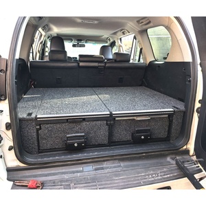 Système de tiroirs coulissants doubles à roulettes arrière VRD4X4, construction robuste, pour LandCruiser Prado 150 - Product Image 1