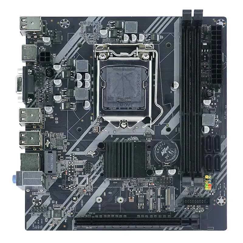 OEM ODM custom computer mother board H61 Chipset desktop mainboard Dual Channel DDR3 16GB LGA1155 M.2 Mini ATX pc motherboard