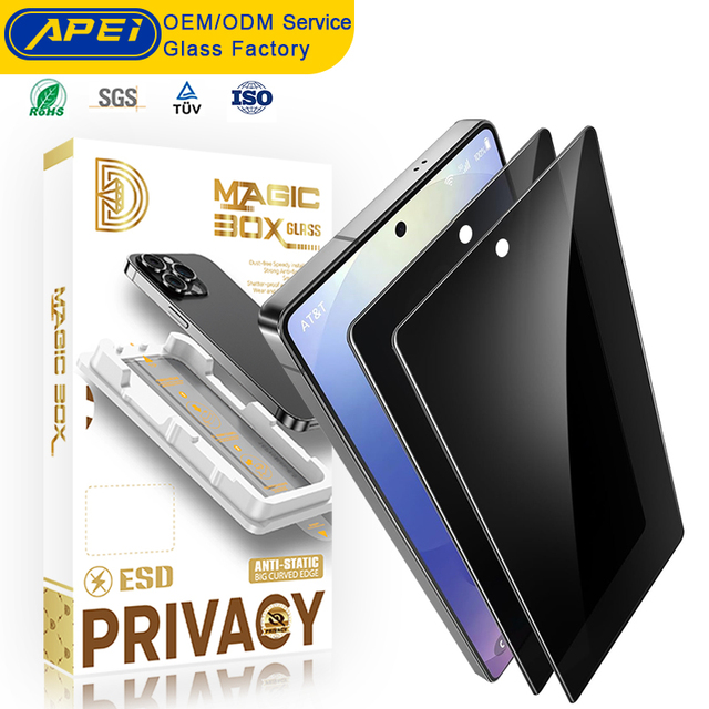 Tempered Glass Screen Protector for samsung galaxy A10 A15 A16 A35 A51 S24 ultra Fe Plus A52 A56 A33 with Easy Install Frame Kit