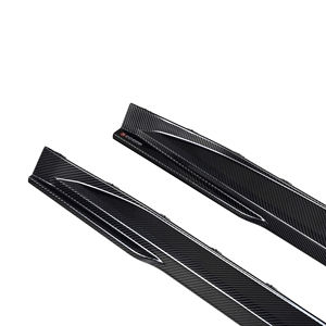 Faldas laterales de parachoques de estilo SQ de fibra de carbono seca de alta calidad para <span class=keywords><strong>BMW</strong></span> M3 G80 4 puertas <span class=keywords><strong>2021</strong></span> + fibra de carbono seca Real para <span class=keywords><strong>2021</strong></span> + para <span class=keywords><strong>BMW</strong></span> M3 - Product Image 5