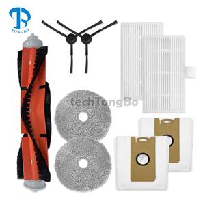 Convient pour <span class=keywords><strong>Ultenic</strong></span> MC1 robot <span class=keywords><strong>aspirateur</strong></span> pièces de rechange rouleau bord brosse HEPA filtre vadrouille chiffon sac à poussière Kit d'accessoires - Product Image 1