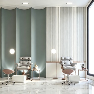 Nail Salon Station Spa Beauty Salon Furniture Full Store Customized Hair Salon Interior Design Barber Shop Decoration Renovation - Product Image 4
