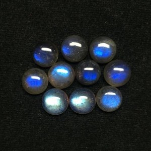 Vente en gros de cabochon de Labradorite de qualité AAA de 8mm pierre précieuse bleue en vrac avec certificat IGI - Product Image 3