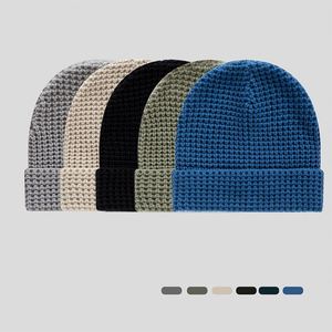 Gorro de Punto Tipo Waffle de Color Sólido con Etiqueta de Logotipo Personalizado, Bordado 3D, Ecológico, Deportivo, Nuevo y Moderno - Product Image 2