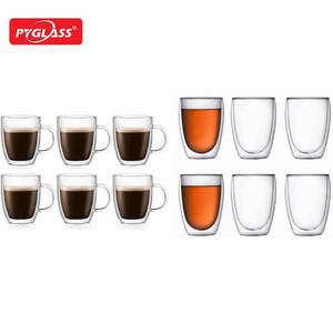 Tasse à café Pyglass (lot de 6) et verres isothermes à <span class=keywords><strong>double</strong></span> <span class=keywords><strong>paroi</strong></span> <span class=keywords><strong>Bodum</strong></span> Pavina (lot de 6) - Product Image 6