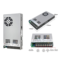 Stock disponible, certifié CCC, 400W 12V, SMPS à revêtement conforme pour écran à pas fin