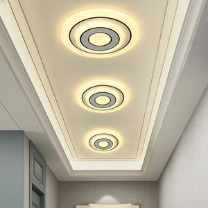 Đèn led âm trần tròn hiện đại 220V, thiết kế đơn giản, đế nhôm, CCT 6000K, dùng cho hành lang, sảnh, ban công - Product Image 4