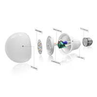 Matière première pour ampoules LED A19 A60 A65 1W 2W 3W 5W 7W 9W 12W 15W 18W 20W DOB Global SKD Ampoule LED Dimmable E27 B22