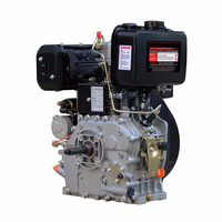 Motor Diésel Monocilíndrico de 16 HP con Arranque Eléctrico 198FAE, Refrigerado por Aire, con Cilindrada de 9L, Nuevo, para Maquinaria Pequeña