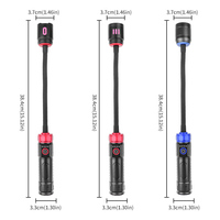 800M longue portée lampe de poche LED fluorescente 360 ° Zoom réglable type-c batterie externe torche pêche en plein air Camping travail lumière
