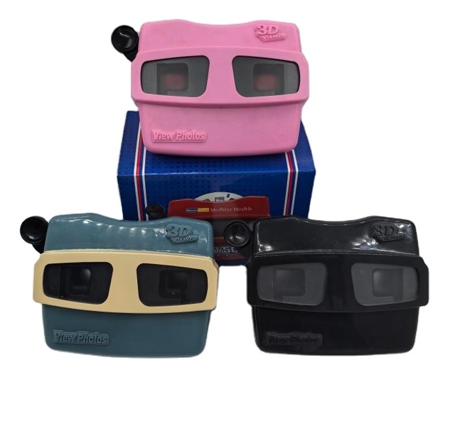 Viewfinder 3D Image View Masteer 3D Slide Cardboard Film with Custom Photos 3D Camera Toy for Kids
