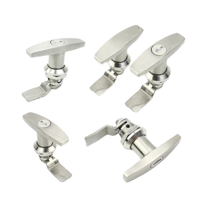 Stainless Steel Marine <b>T</b>-Handle Lock GH=18 <b>Keys</b> Cam Electrical Box Truck Door Locks Ship Yacht Boat Hardware Accessories Stainle - Product Image 5