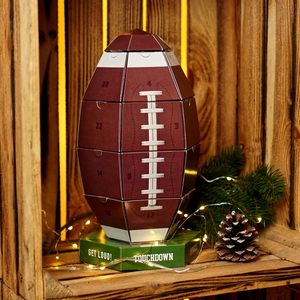 <span class=keywords><strong>Calendrier</strong></span> de l'<span class=keywords><strong>Avent</strong></span> en forme de ballon de football <span class=keywords><strong>3D</strong></span> (à l'échelle) avec 24 portes pour les loisirs créatifs, excellent cadeau pour les fans de football - Product Image 6