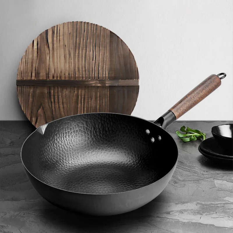 Wholesale Best Seller Pans Honeycomb Non-stick Coating Kitchen Frying Pan Reasonable Price Cast Iron Cookware