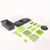 Multifunctionele 16 In 1 Vegetarische Uiensnijder Mandoline Fruitsnijder Aardappelschiller Handmatige Groentehakselset