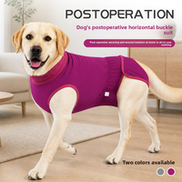 Ropa Postoperatoria Premium para Perros al por Mayor, Traje de Recuperación de Alta Elasticidad para Perros, Chaleco Quirúrgico Anti-Lamido, Directo de Fábrica