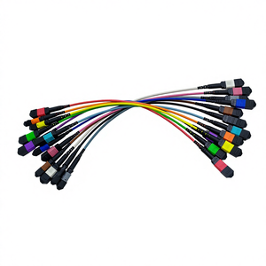 COMTON 12F MPO Buchse-Buchse OM4 50µm Glasfaser-Patchkabel LSZH/PVC 12 Farben Verlustarm für FTTH/FTTB/FTTX Netzwerke - Product Image 2
