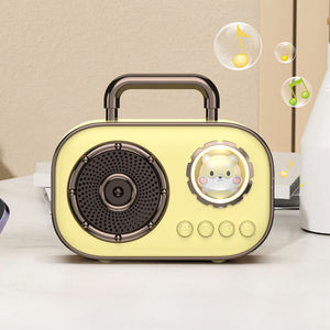 Chất lượng cao nhà máy giá không dây loại C sạc không gian dễ thương Dog fm loa không dây với FM Radio AUX TF thẻ - Product Image 4