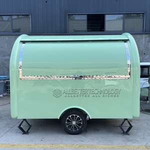 ALLBETTER Camion de restauration personnalisé Chariot de restaurant entièrement équipé avec roue Remorque mobile pour pizza et barbecue - Product Image 1