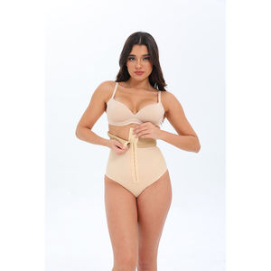 Women's High-Waisted <b>Butt</b>-<b>Lifting</b> Control Brief Medium Tummy Breathable Eco-Friendly Anti-Bacterial Woven ODM Seamless <b>Underwear</b> - Product Image 2